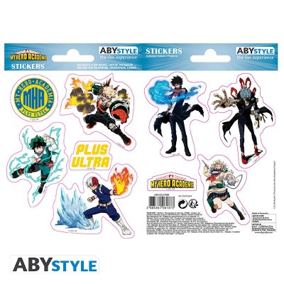 MY HERO ACADEMIA - Stickers - 16x11cm/ 2 sheets - Heroes Villains