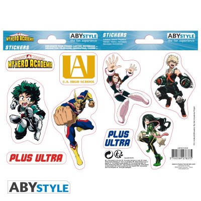 MY HERO ACADEMIA - Stickers - 16x11cm/ 2 sheets - UA High School