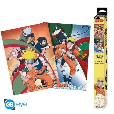 NARUTO - Set 2 Chibi Posters - Team 7 (52x38)
