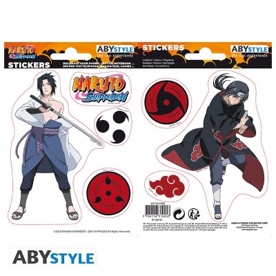 NARUTO SHP - Stickers - 16x11cm/ 2 sheets - Sasuke/ Itachi