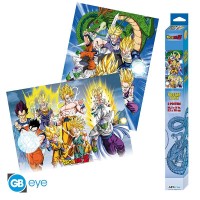 DRAGON BALL - Set 2 Chibi Posters - Groups (52x38)