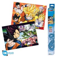 DRAGON BALL - Set 2 Chibi Posters - Saiyans (52x38)