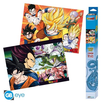 DRAGON BALL - Set 2 Chibi Posters - Saiyans (52x38)