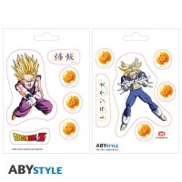 DRAGON BALL - Stickers - 16x11cm/ 2 sheets - DBZ/ Gohan & Trunks