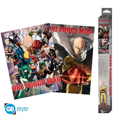 ONE PUNCH MAN - Set 2 Chibi Posters - Saitama & Genos (52x38)