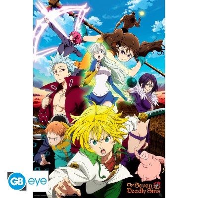 THE SEVEN DEADLY SINS: S3 - Poster Meliodas & Sins (91.5x61)