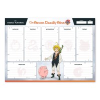 A4 WEEKLY PLANNER PADS THE SEVEN DEADLY SINS